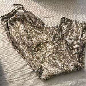 Camo Print Straight Leg Sweats